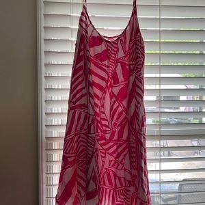 Lily Pulitzer sailboat pattern spaghetti strap dress